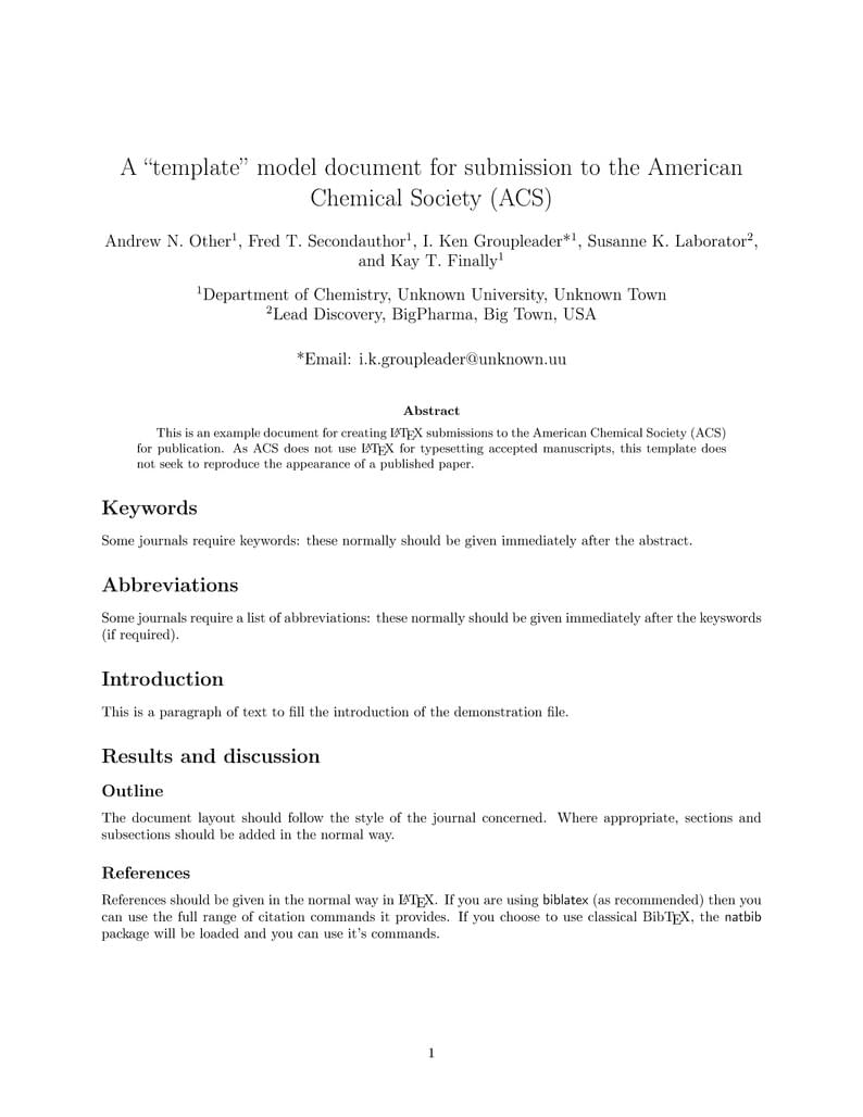 Springer Nature Single-Column Format